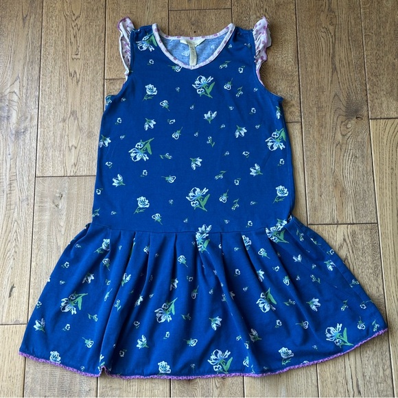 Shorts Matilda Jane STAR GAZING taille 6 rayures bleu vert volants